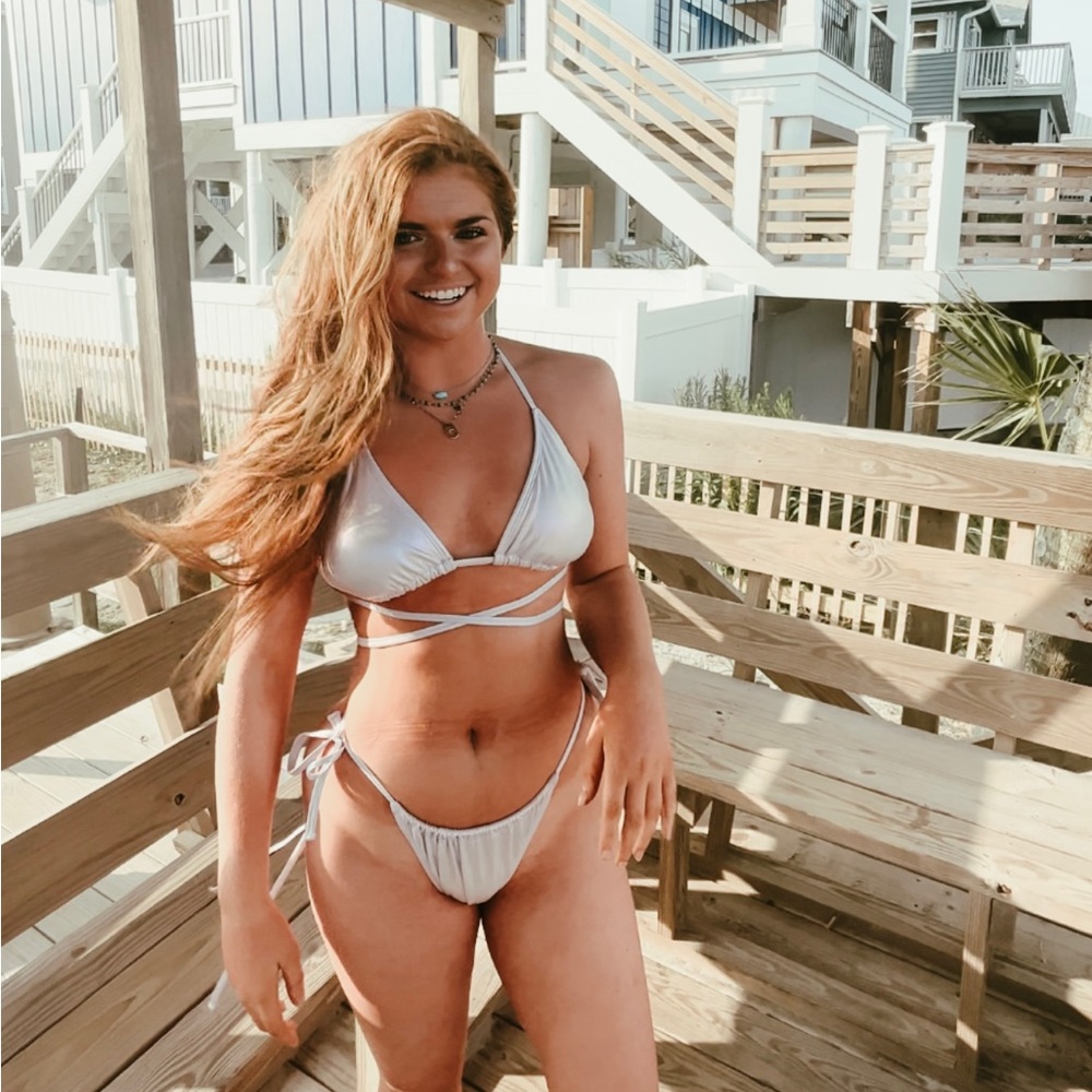 Metallic Purple Bikini